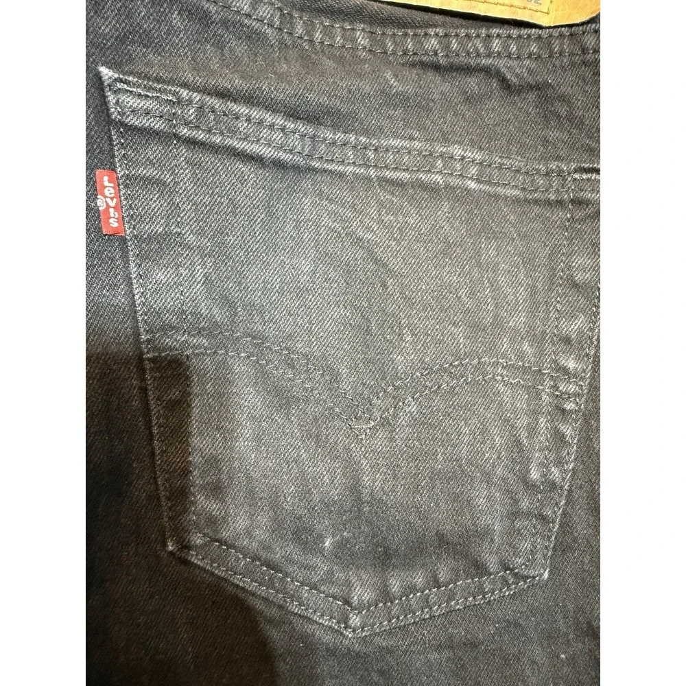 Levi's 501 Original Fit Jeans Men's W34 L32 Black Button Fly 100% Cotton